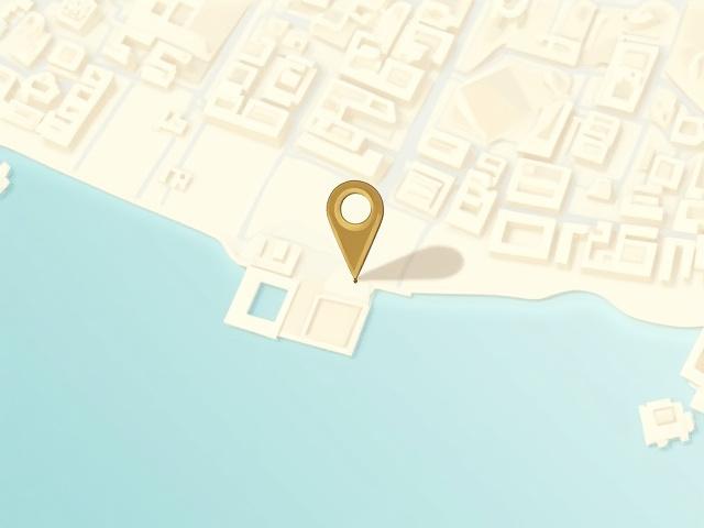 Map showing the location of Sutra Studio in Jumeirah, Dubai